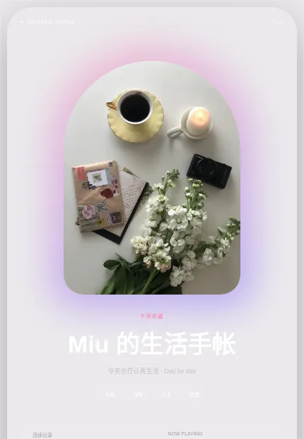 午夜电台 模板预览