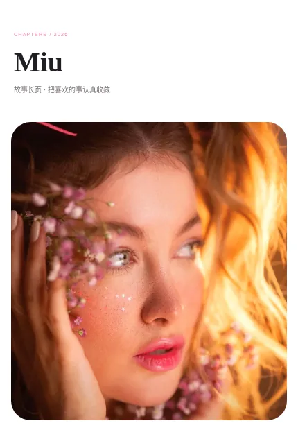 玫瑰故事 模板预览
