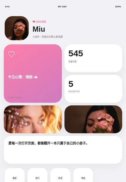 云朵仪表盘 模板预览